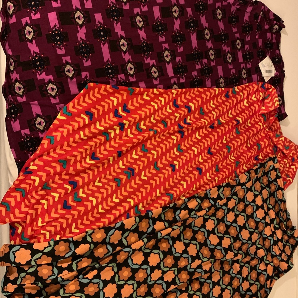 NWT AND NWOT LulaRoe maxi skirt bundle